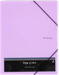 Carpeta con goma A4 PASTELINI morada
