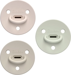 Chupetes de silicona ÉLHÉE ChooChoo Extra-Fine Billie 0–6 meses (3 uds)