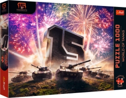 Puzzle Trefl de 1000 piezas – 15.º aniversario de WORLD OF TANKS