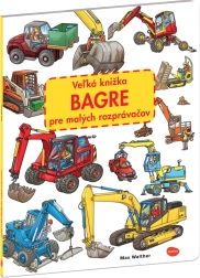 Gran libro de excavadoras para pequeños narradores – máquinas de construcción y obra