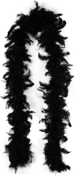Boa negra de plumas 2 metros