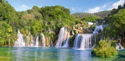 Puzle de 4000 piezas Cascadas de KRKA, Croacia CASTORLAND