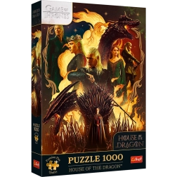 Puzzle TREFL Premium Plus Juego de Tronos: La Casa del Dragón 1000 piezas