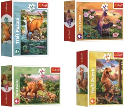 Minipuzzle Dinosaurios con 54 piezas