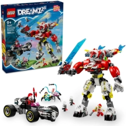 LEGO® DREAMZzz™ 71497 Robot tigre de Cooper y hot rod de Zero