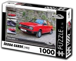 Puzzle RETRO-AUTA Škoda Garde 1983, 1000 piezas