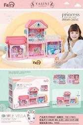 Villa para muñecas con accesorios