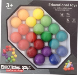Pelotas de puzzle educativas 3+ – bolitas de conexión de colores