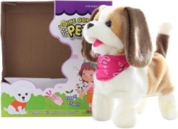 Perrito interactivo con pañuelo que reacciona a las palmadas