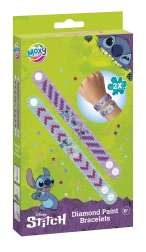 Pintura de diamantes - creación de pulseras con motivo de Stitch
