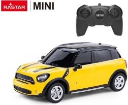 Rastar Mini Cooper S Countryman coche RC 1:24 amarillo - 1 unidad