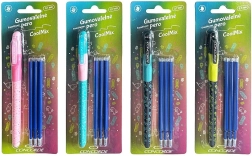 Bolígrafo borrable Concorde CoolMix, azul 0,7 mm + 3 recambios
