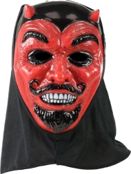 Máscara terrorífica de diablo para carnaval