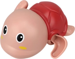 Woopie tortuguita flotante de cuerda para el baño rosa