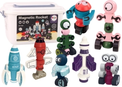 Cubos magnéticos Cohete Espacial 56 piezas
