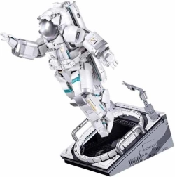 Set de construcción Sluban Pleyerid astronauta – figura espacial para exhibición