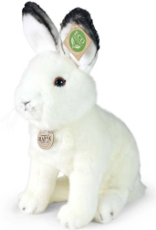 Conejo polar de peluche 30 cm ecológico