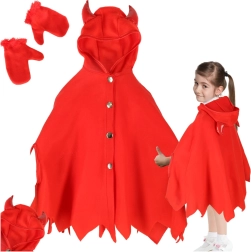 Disfraz infantil de diablito, talla S (100–110 cm)