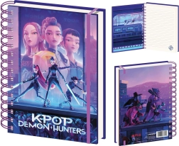 Cuaderno espiral A5 K-pop Demon Hunters
