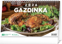 Calendario de sobremesa Gazdinka 2026, 23,1 × 14,5 cm
