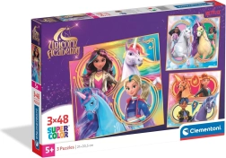 Puzzle Academia de Unicornios 3×48 piezas