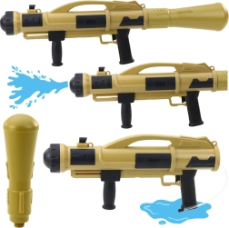 Pistola de agua Bazooka con bomba 73 cm beige 1100 ml