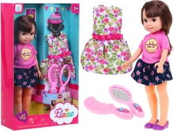 Gran muñeca de estilismo para niños 3+ con accesorios – Morena