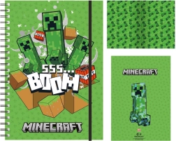 Bloc de espiral Minecraft A5 – rayado