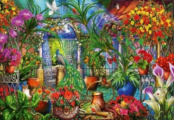 Puzzle Vaso tropical 1000 piezas