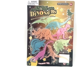 Dinosaurios que brillan en la oscuridad – decoración luminosa y juguete para niños