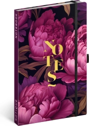 NOTIQUE cuaderno Flores violetas, rayado