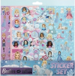 Pegatinas infantiles de invierno – set de lisas y 3D