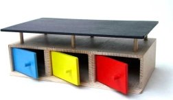 Garaje de madera para 3 coches