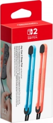 Correas Joy‑Con 2 – azul claro y rojo claro (par)