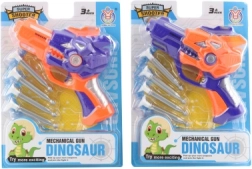 Pistola de dardos Dino con ventosas