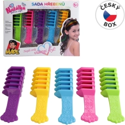 Set de peines con tizas de colores para el cabello para niños