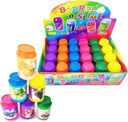 Slime jardín frutal en barril