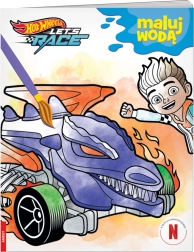 Hot Wheels pintar con agua: libro para colorear para niños