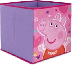 Caja de almacenamiento para juguetes Peppa Pig 31 × 31 × 31 cm