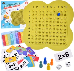 Juego educativo de matemáticas con tabla de multiplicar