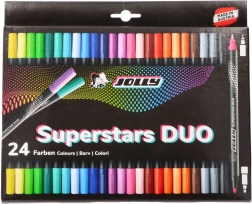 Rotuladores de doble punta Next Gen, 24 colores