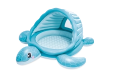 Piscina infantil inflable con techo Bahía de Tortugas