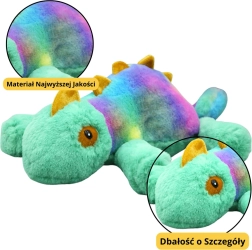 Camaleón de peluche - mimoso de colores 45 cm