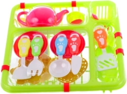 Set de té de plástico con escurridor para niños