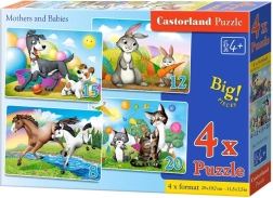 Puzzle Castorland Mamás animales y crías
