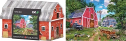 Puzzle en caja metálica tipo lata granja familiar 550 piezas EUROGRAPHICS