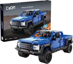CaDA vehículo todoterreno azul Smash Off-Roader con sistema pull-back