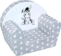 Sillón infantil New Baby Zebra, gris