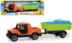Lena Truckies pickup con remolque y barquita