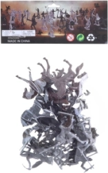 Caballeros en bolsa – set de caballeros y caballos de plástico